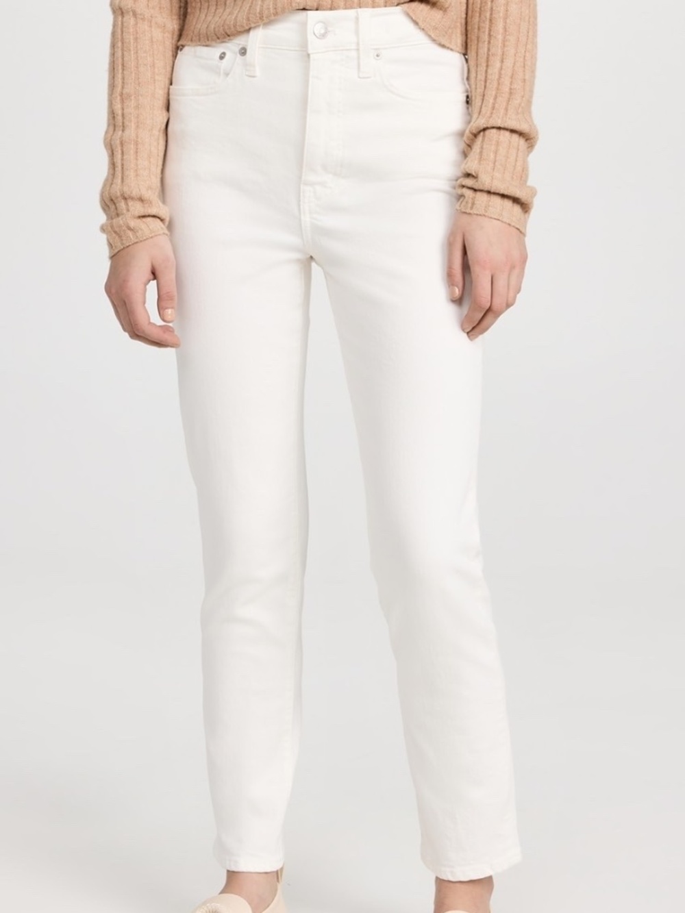 White Skinny Jeans High Rise Size 29 Women Madewell